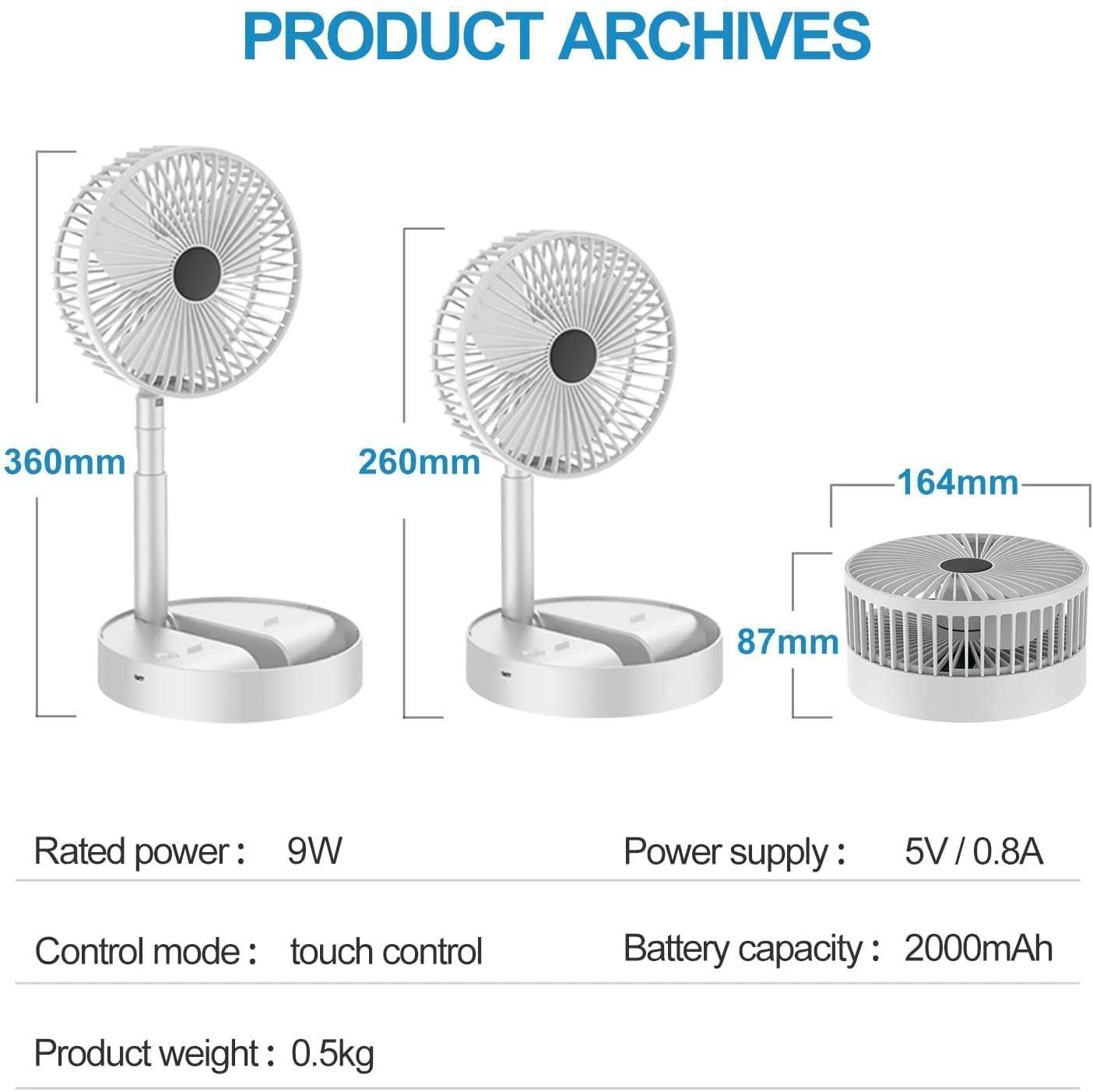 Rechargeable High Speed Fan
